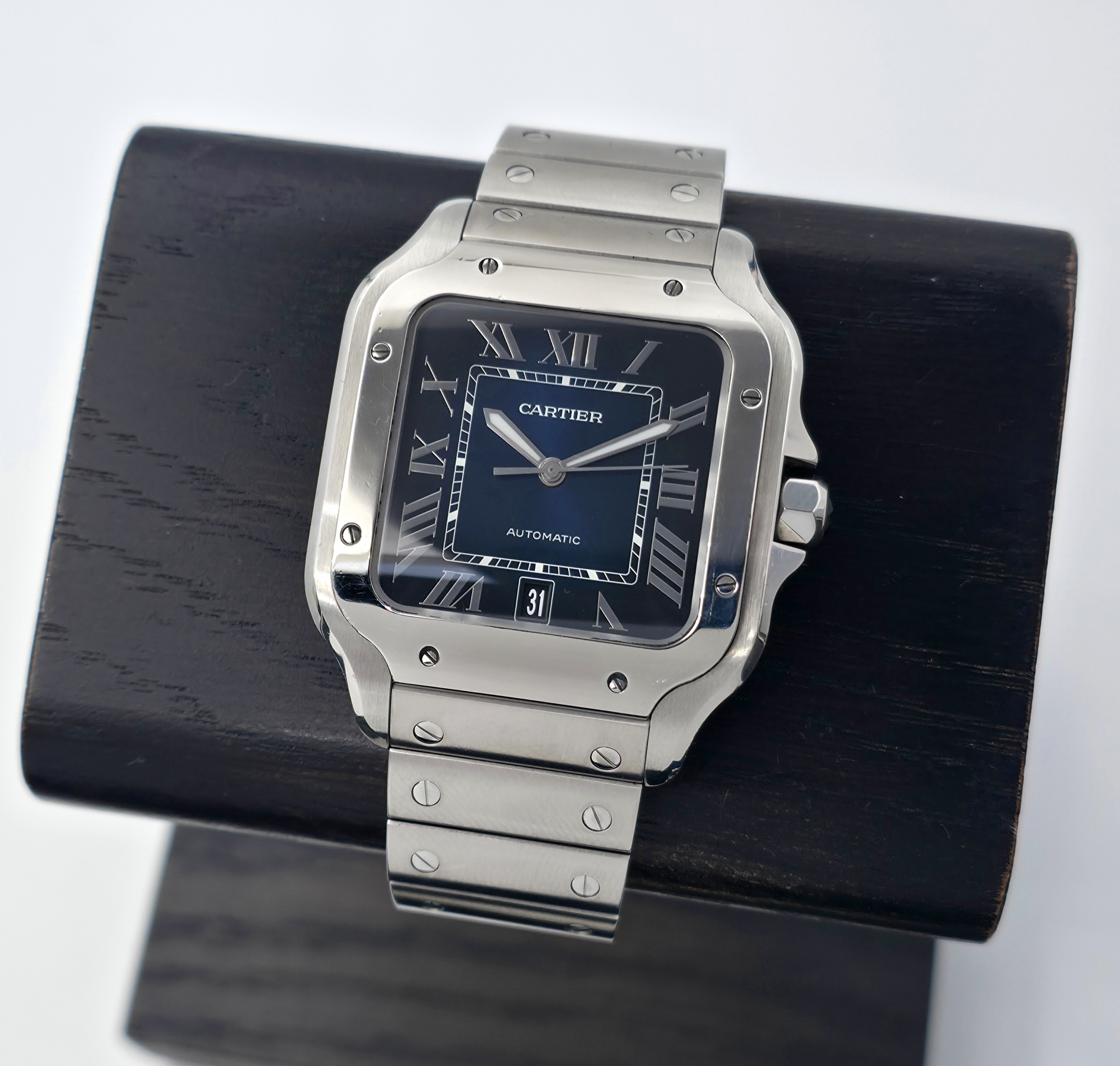 Cartier Santos De Cartier Blue, Large 39.8mm (12/2020)