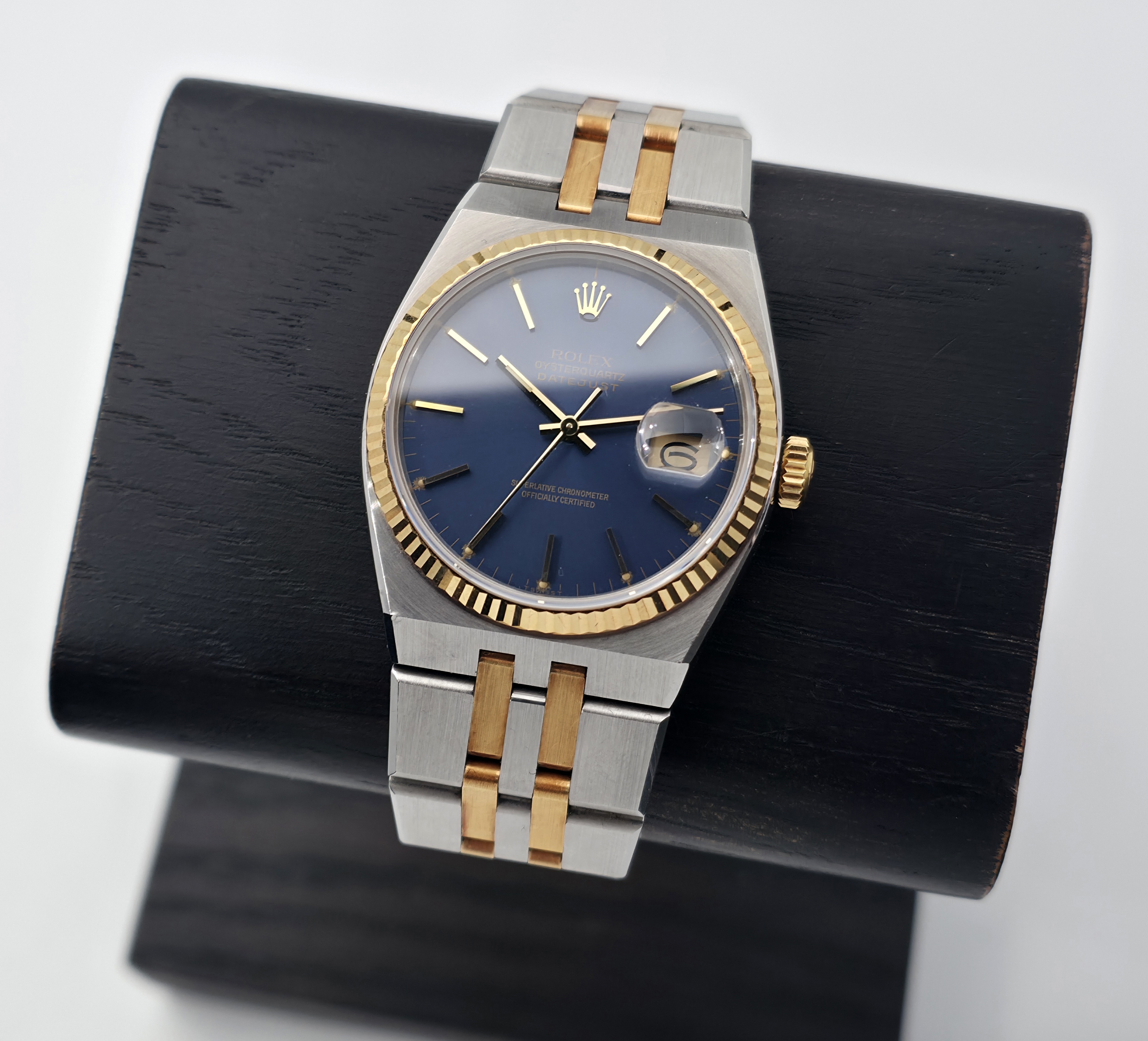Rolex Datejust Oysterquartz 36mm Blue Dial (1984)