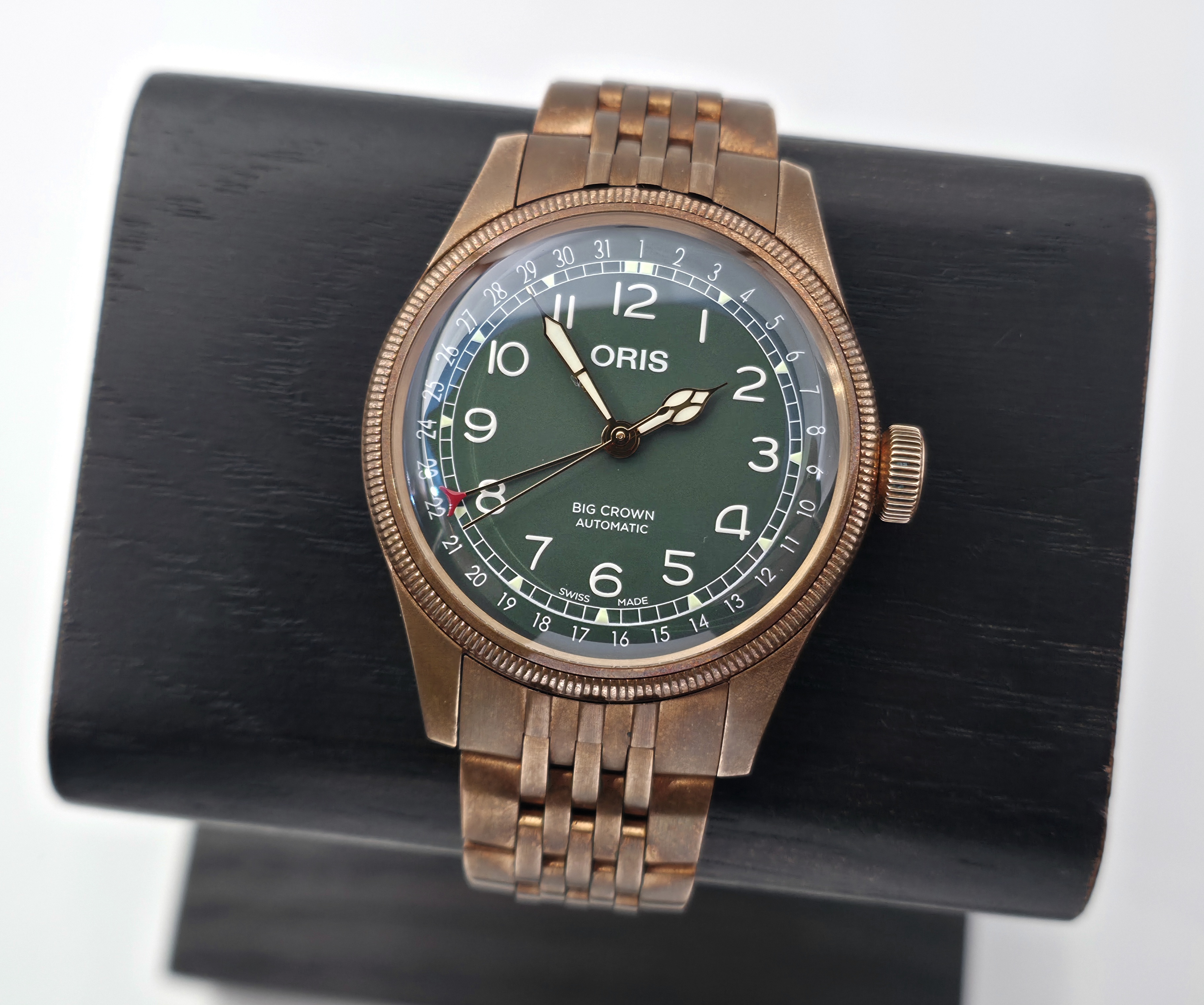 Oris Big Crown Bronze Pointer Date Green 40mm (07/2025)