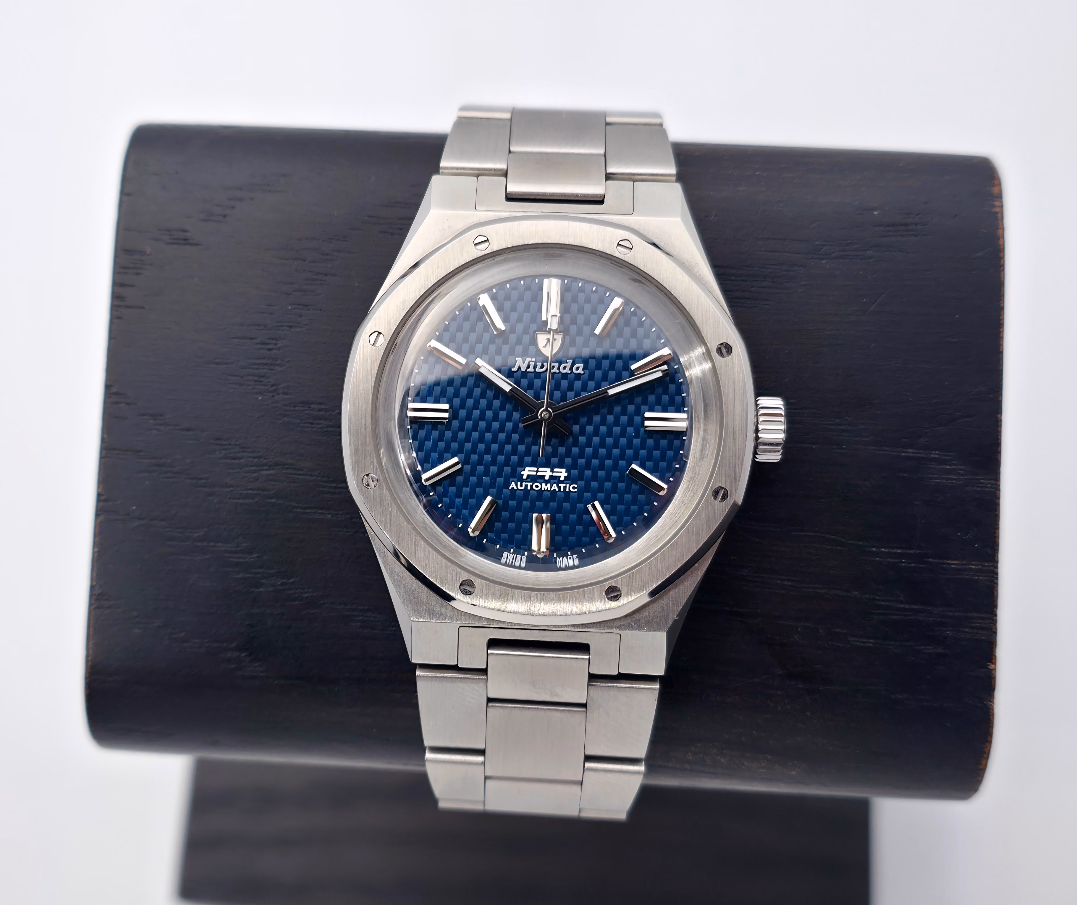 Nivada F77 Blue No Date 37mm