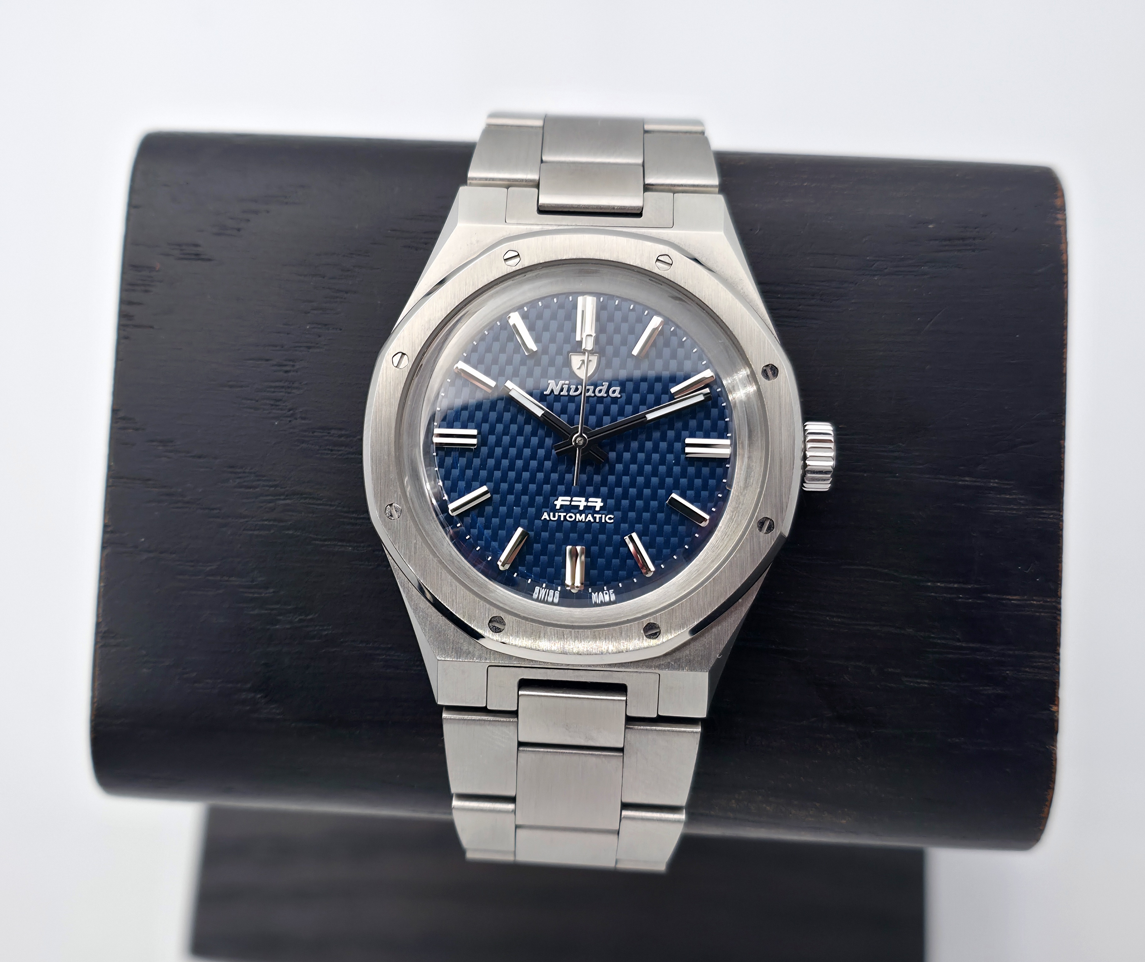 Nivada F77 Blue No Date 37mm