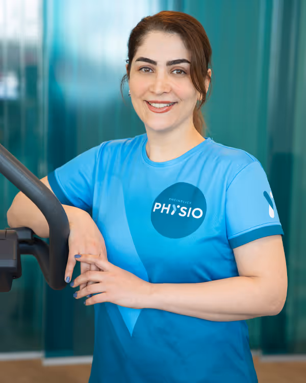 Hadis Hamidi, Sportwissenschaftlerin bei Rheinblick Physio