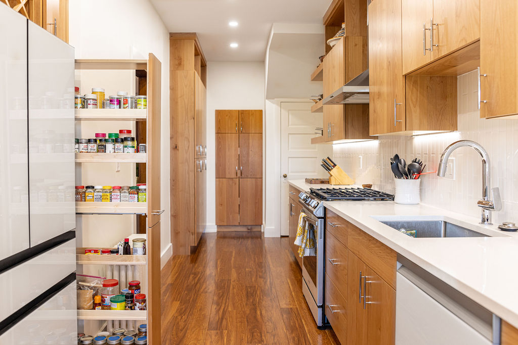 Washington DC Kitchen Flow Design for Historic Rowhomes