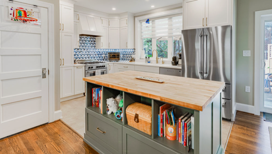 kitchen island with seating dimensions