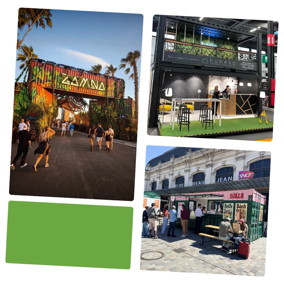 Conteneur ajouré avec plancher