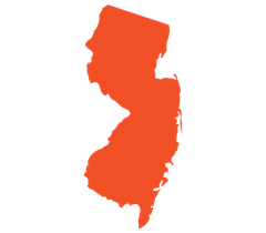 state outline of New Jersey