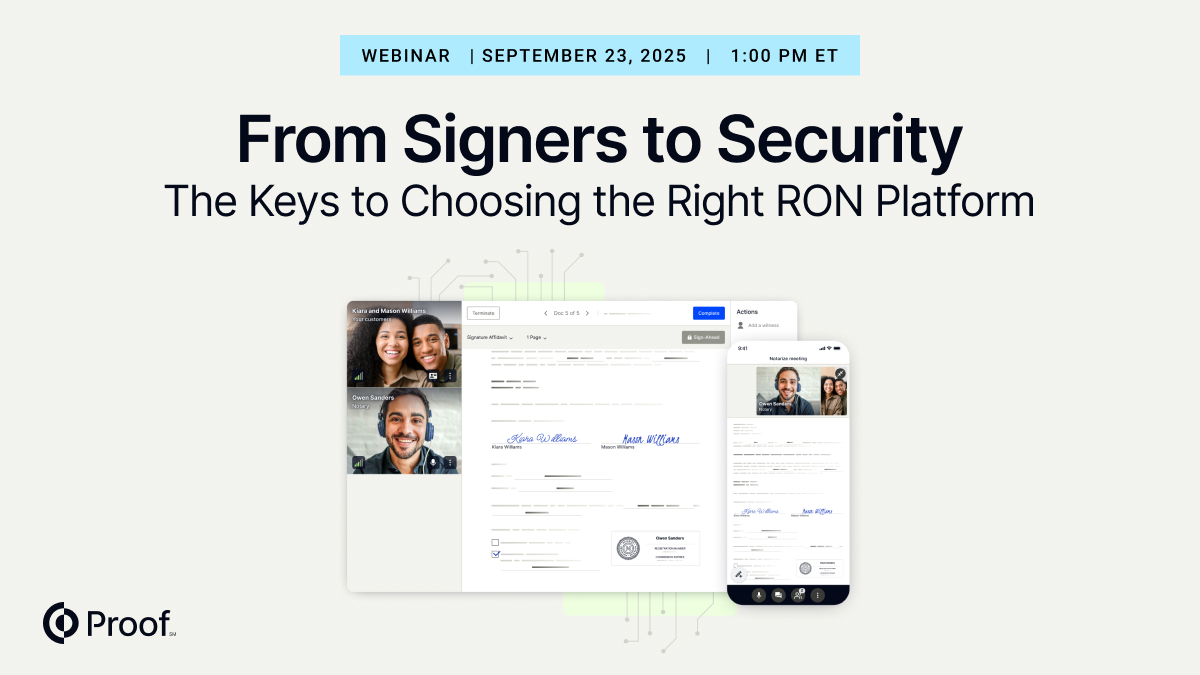 From Signers to Security: The Keys to Choosing the Right RON Platform