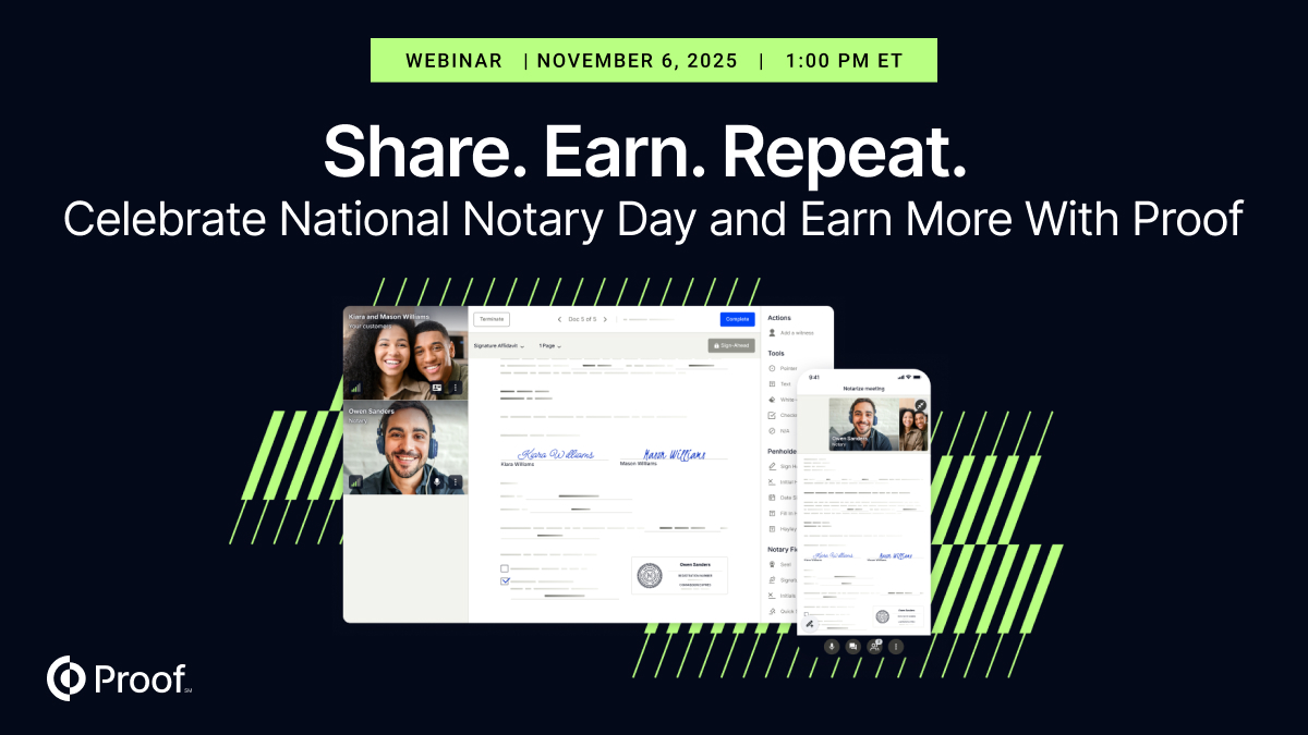 Share. Earn. Repeat. | Celebrate National Notary Day and Earn More With Proof