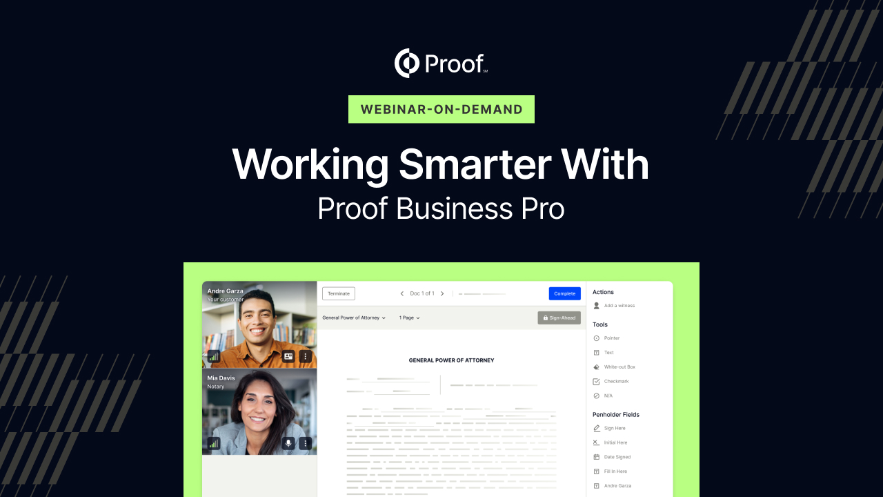 Working Smarter with Proof Business Pro
