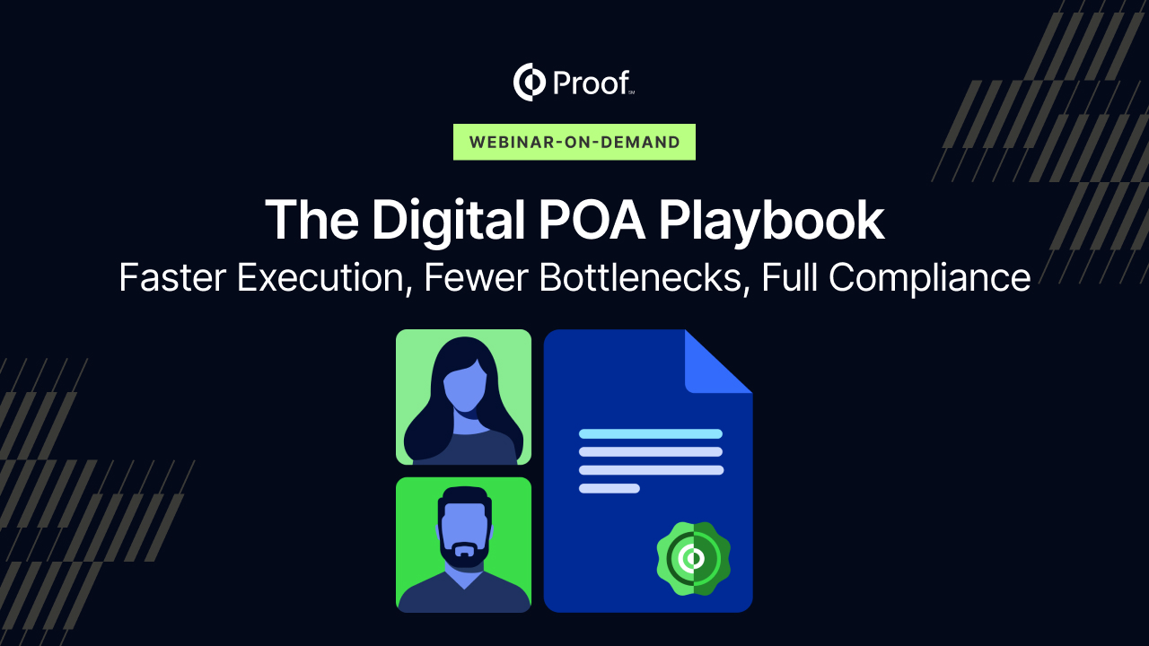 Webinar | The Digital POA Playbook | Proof — Proof event banner