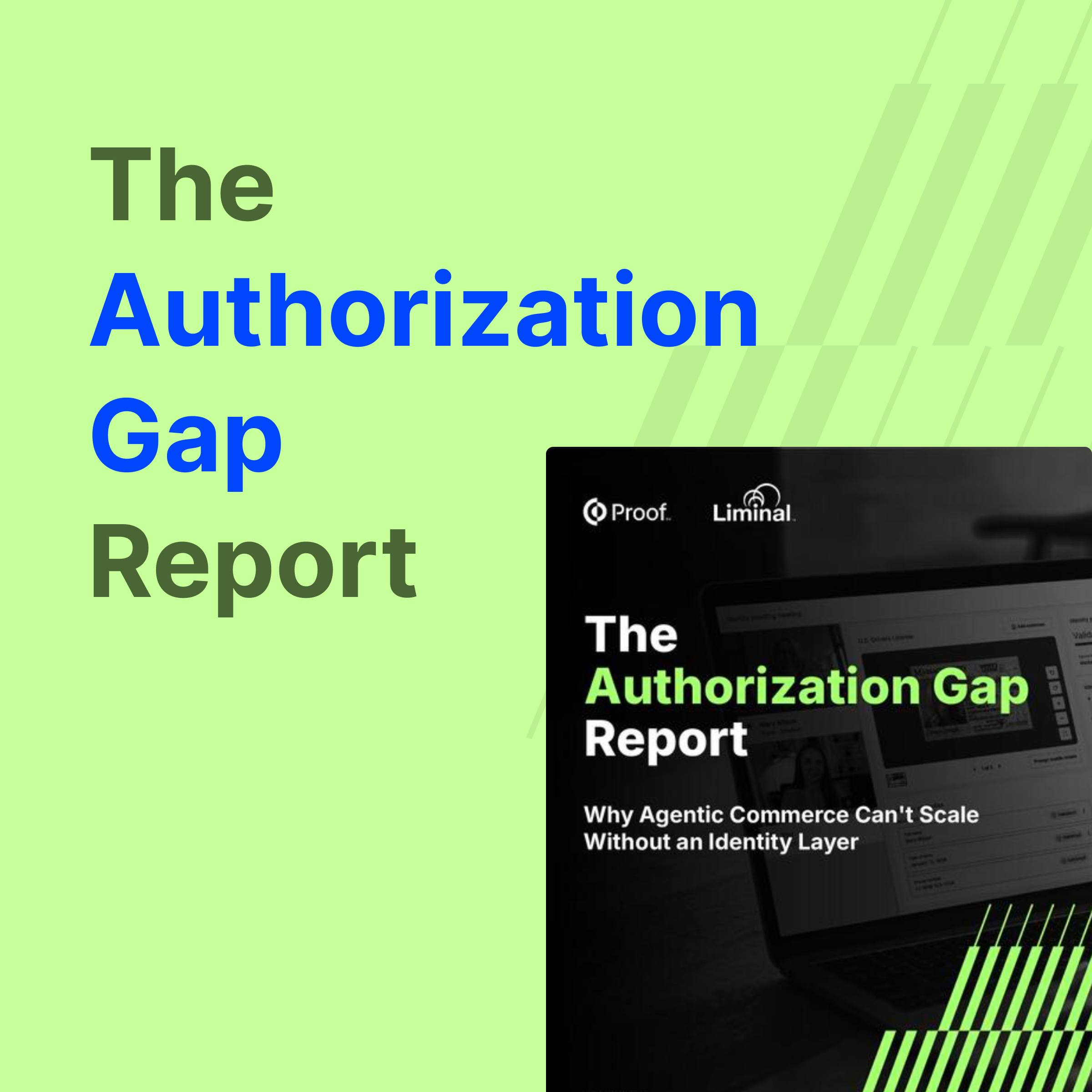The Authorization Gap: Why Agentic Commerce Can't Scale Without an Identity Layer
