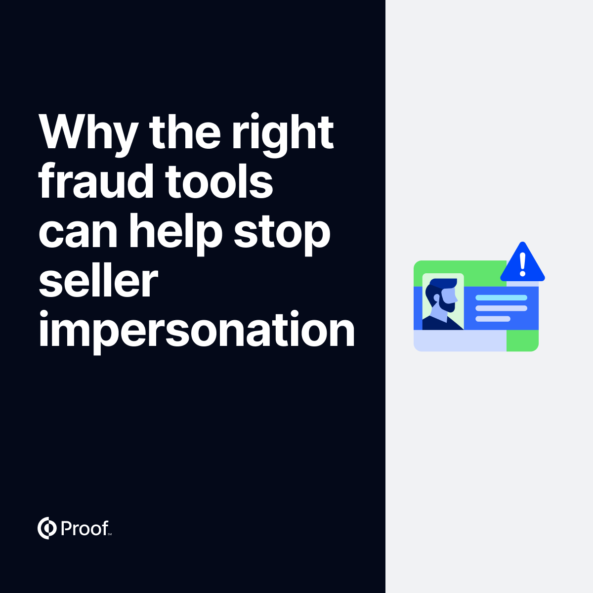 Why The Right Fraud Tools Can Help Stop Seller Impersonation