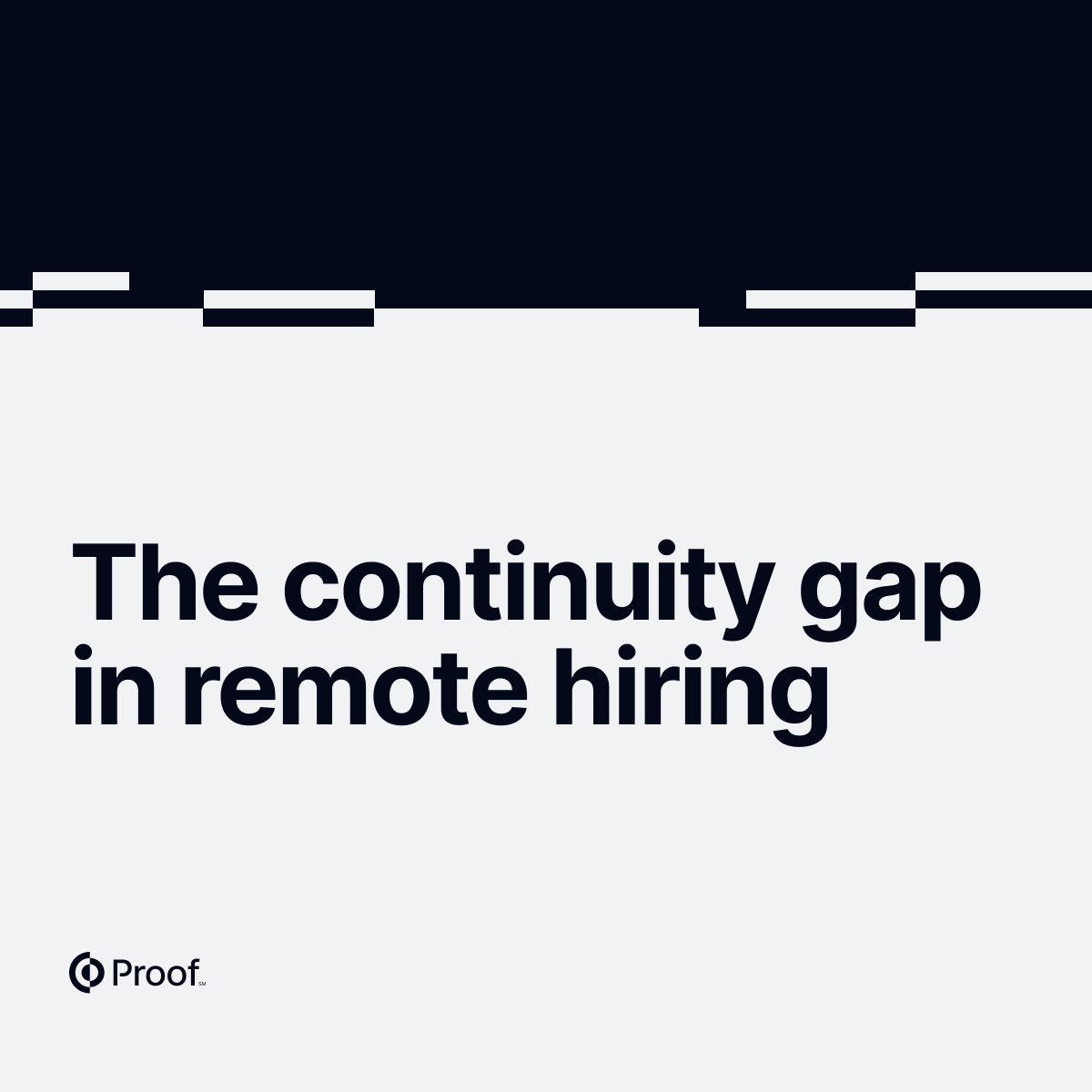 Candidate Fraud and the Continuity Gap in Remote Hiring