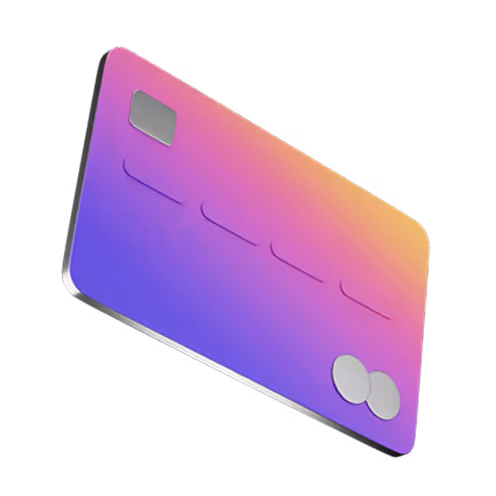 Icône d'une carte bancaire