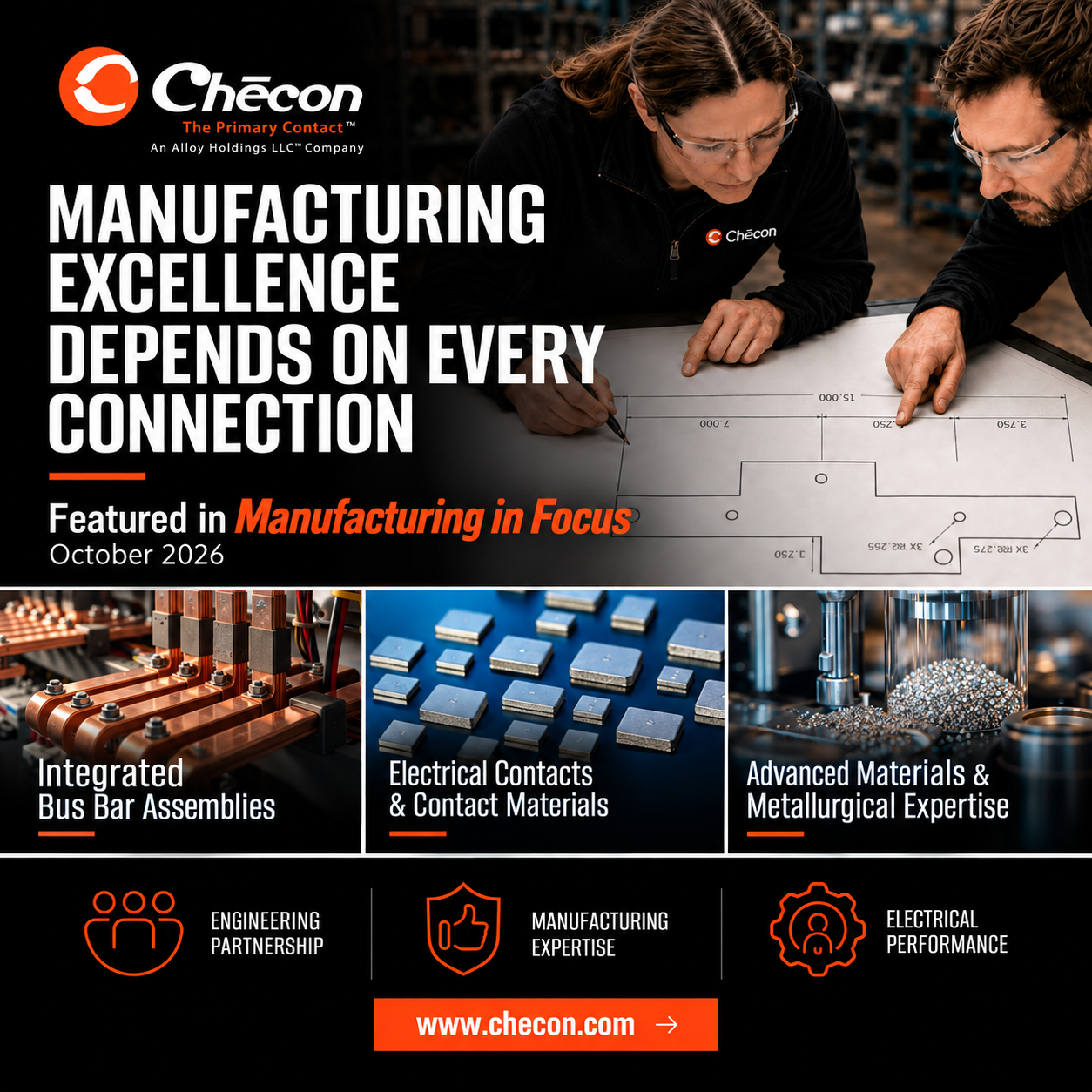 electrical contacts, contact materials, integrated bus bar assemblies, advanced materials, engineering partnership, manufacturing expertise, and electrical performance