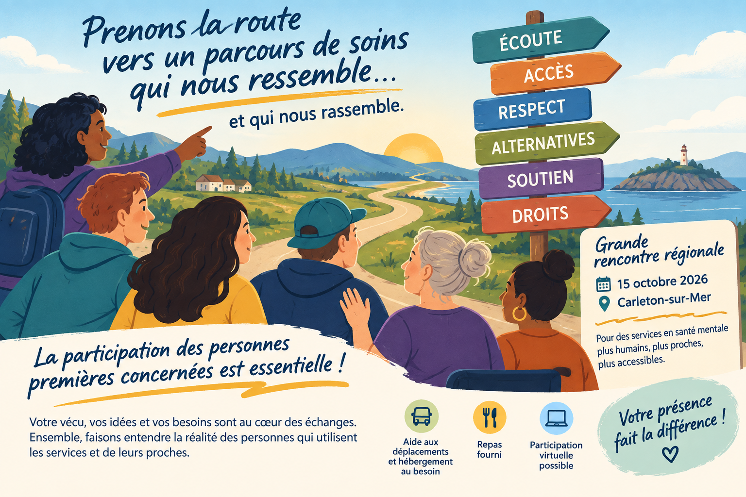Vous avez un parcours de soins en santé mentale? Votre participation est essentielle!