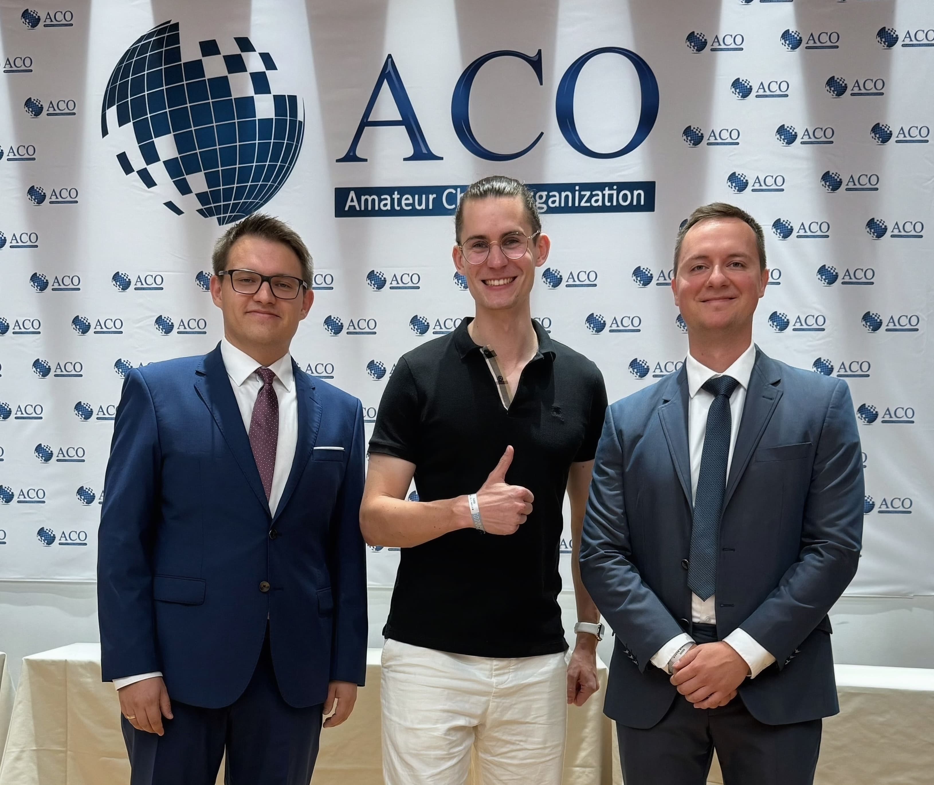 ACO Preisverleihung mit den Geschäftsführern