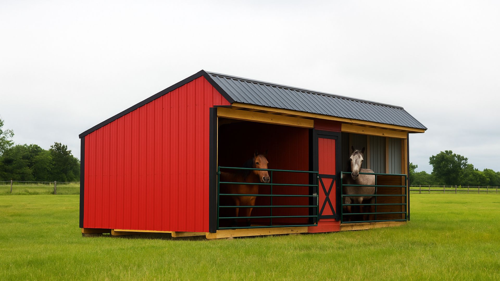 An 8x10 portable greenhouse built by eagle ridge barn builders