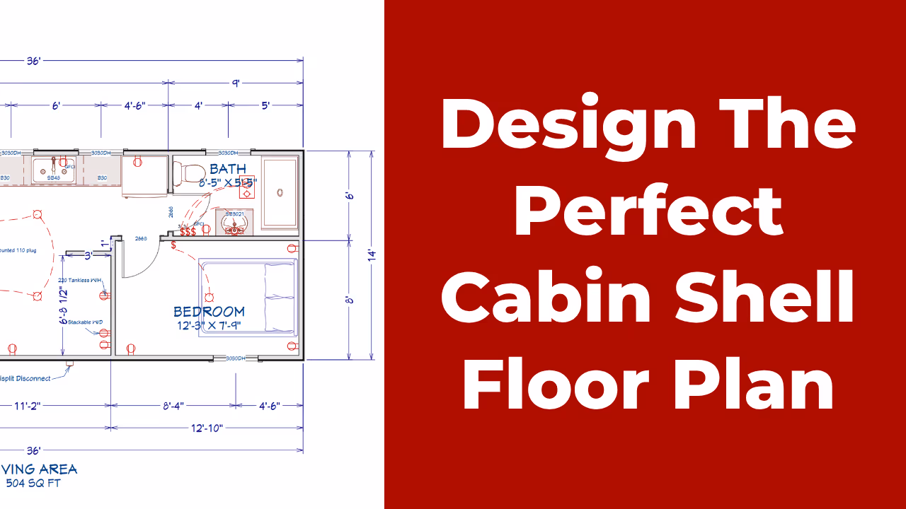 Person moving a shed using a shed mule