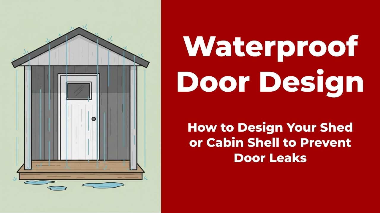 Person moving a shed using a shed mule