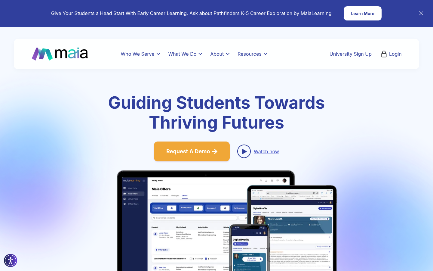 MaiaLearning homepage