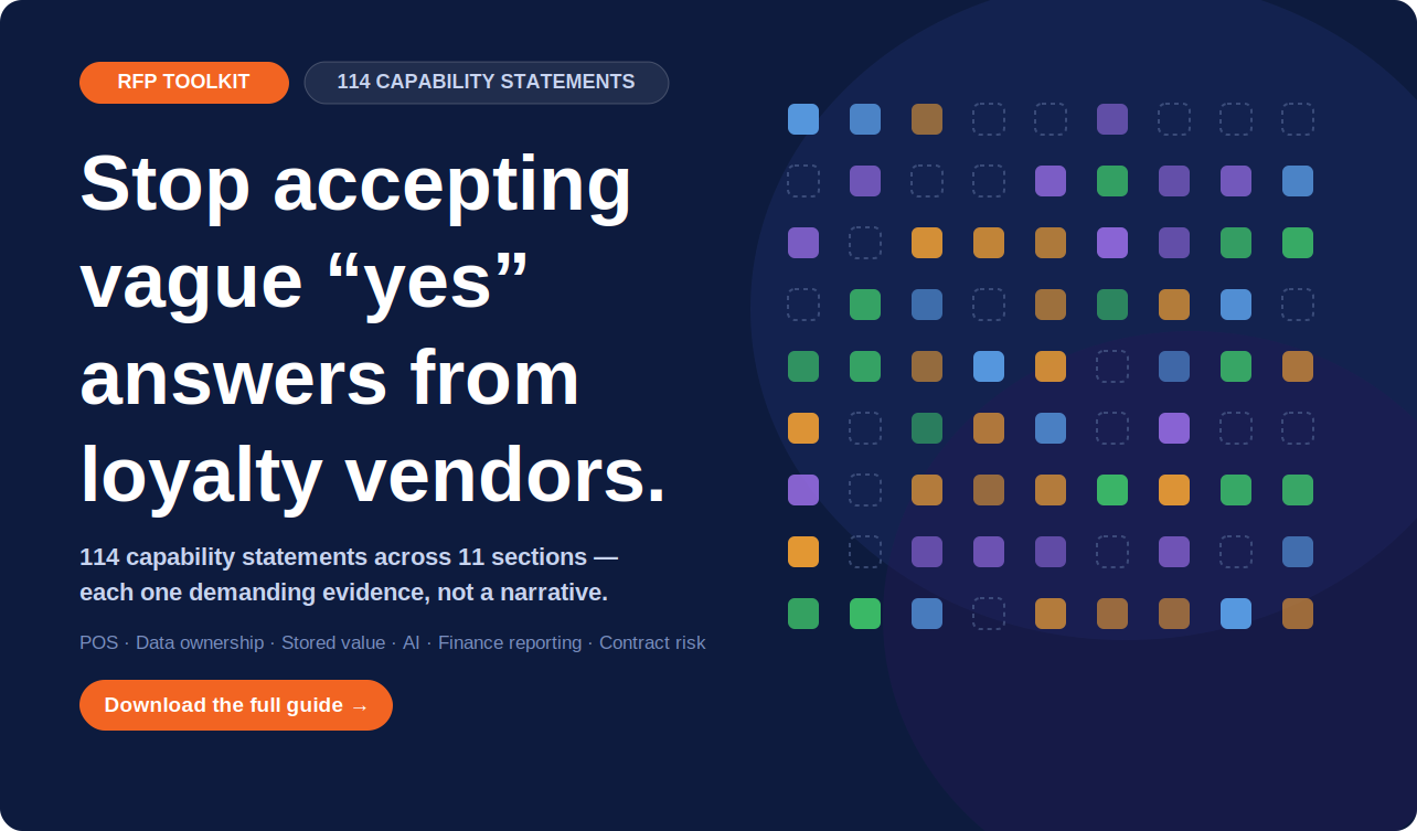 Stop Sending Loyalty RFPs That Vendors Can Talk Around