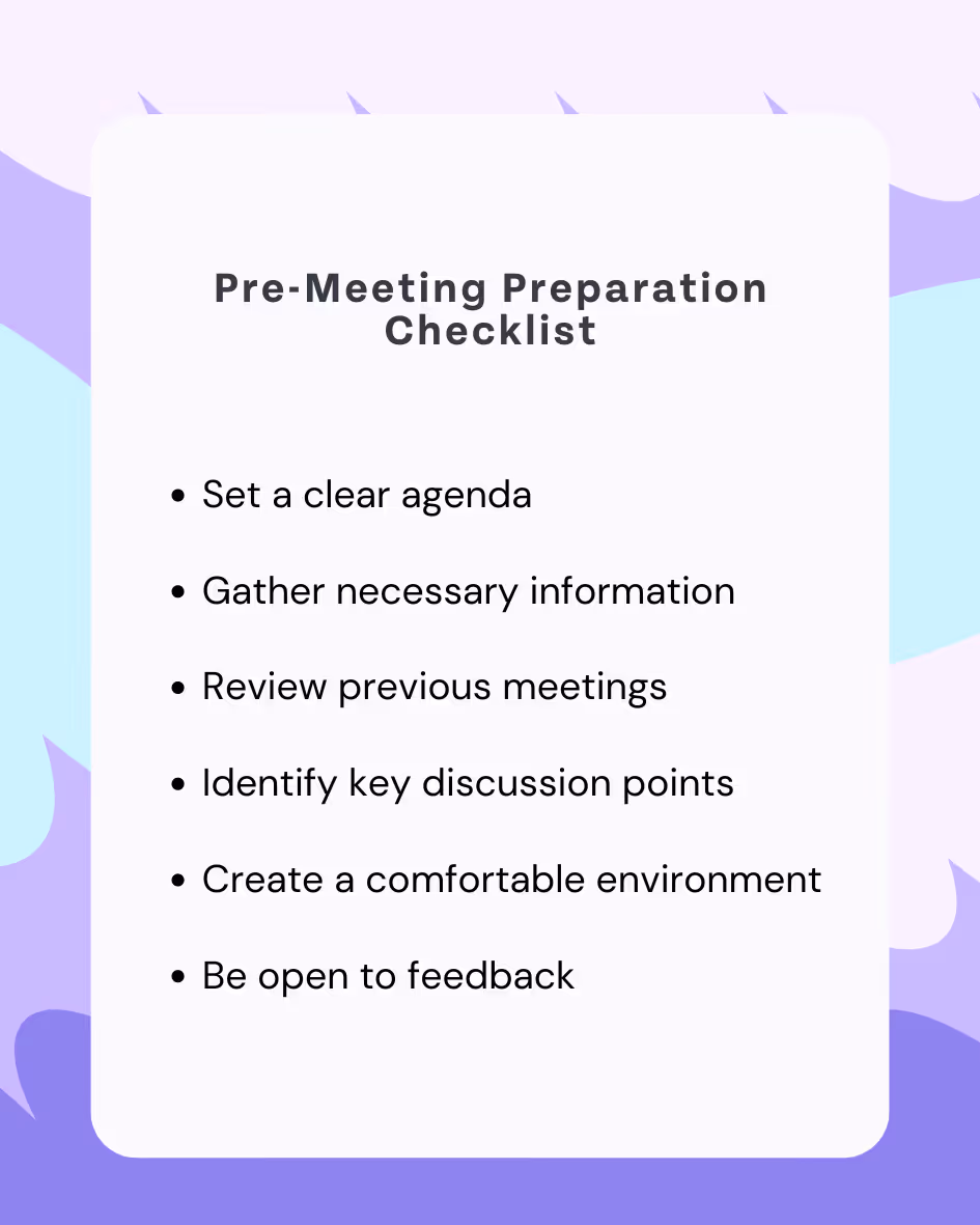 Pre-Meeting Preparation Checklist