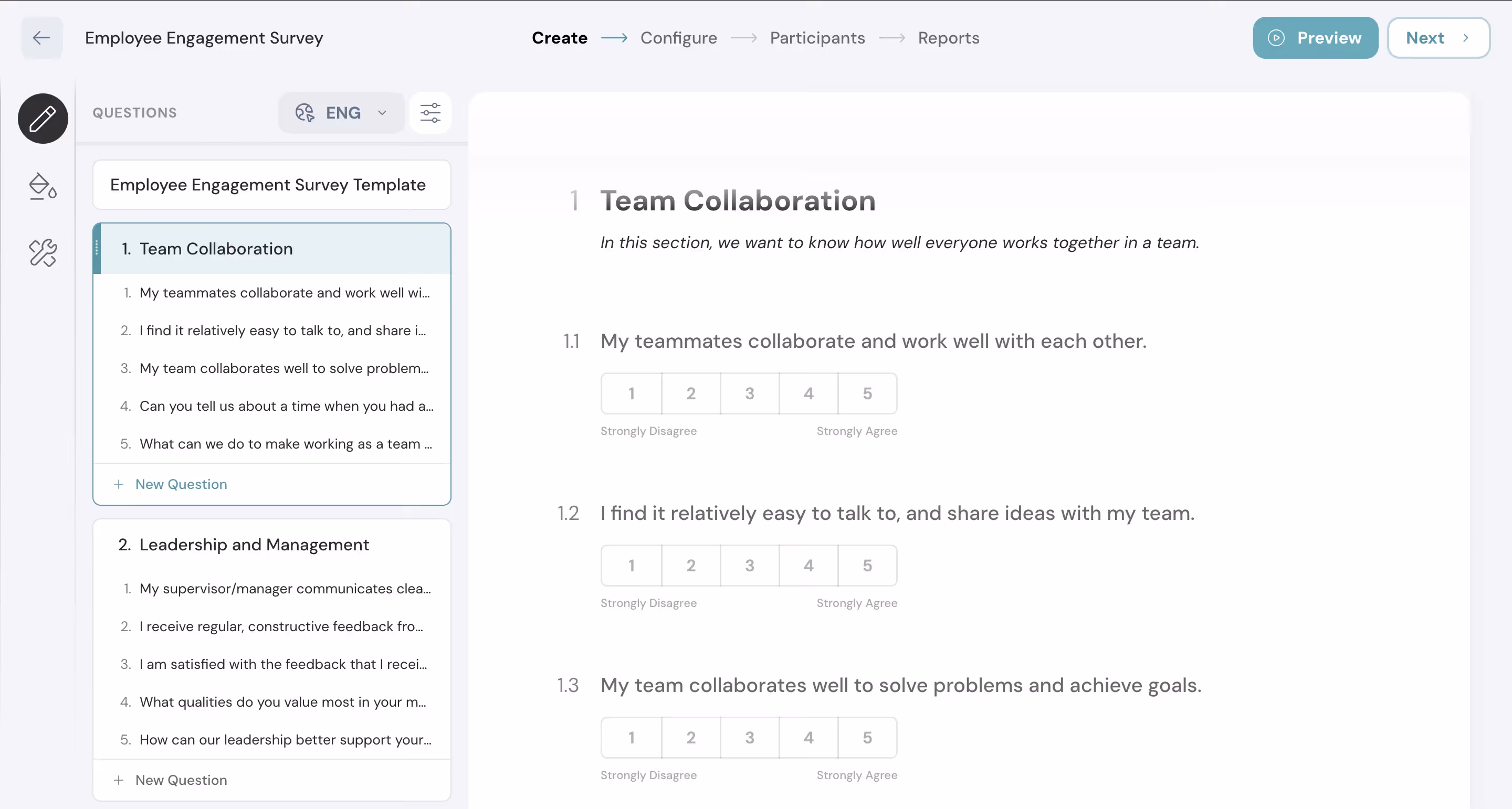 ThriveSparrow's Survey Builder