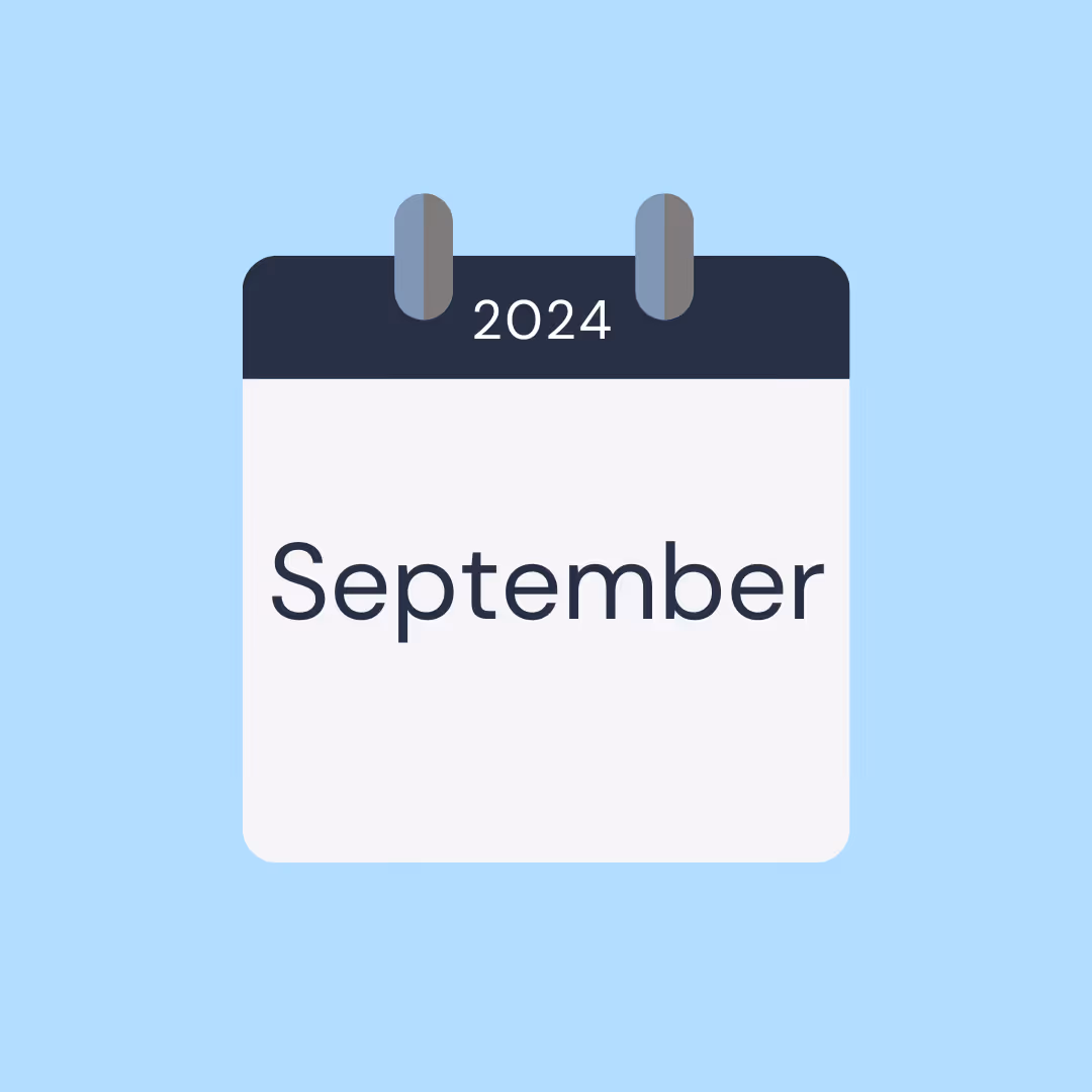 HR calendar for September
