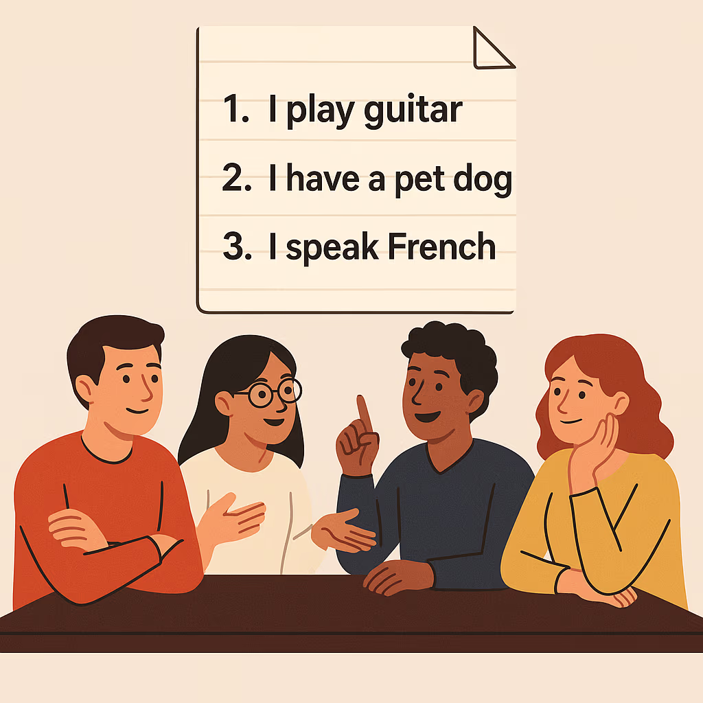 two truths and a lie icebreaker infographic