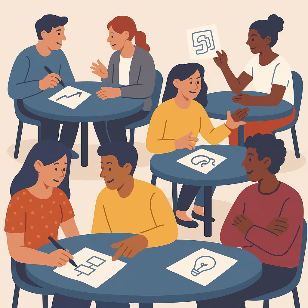 back of the napkin team activity infographic