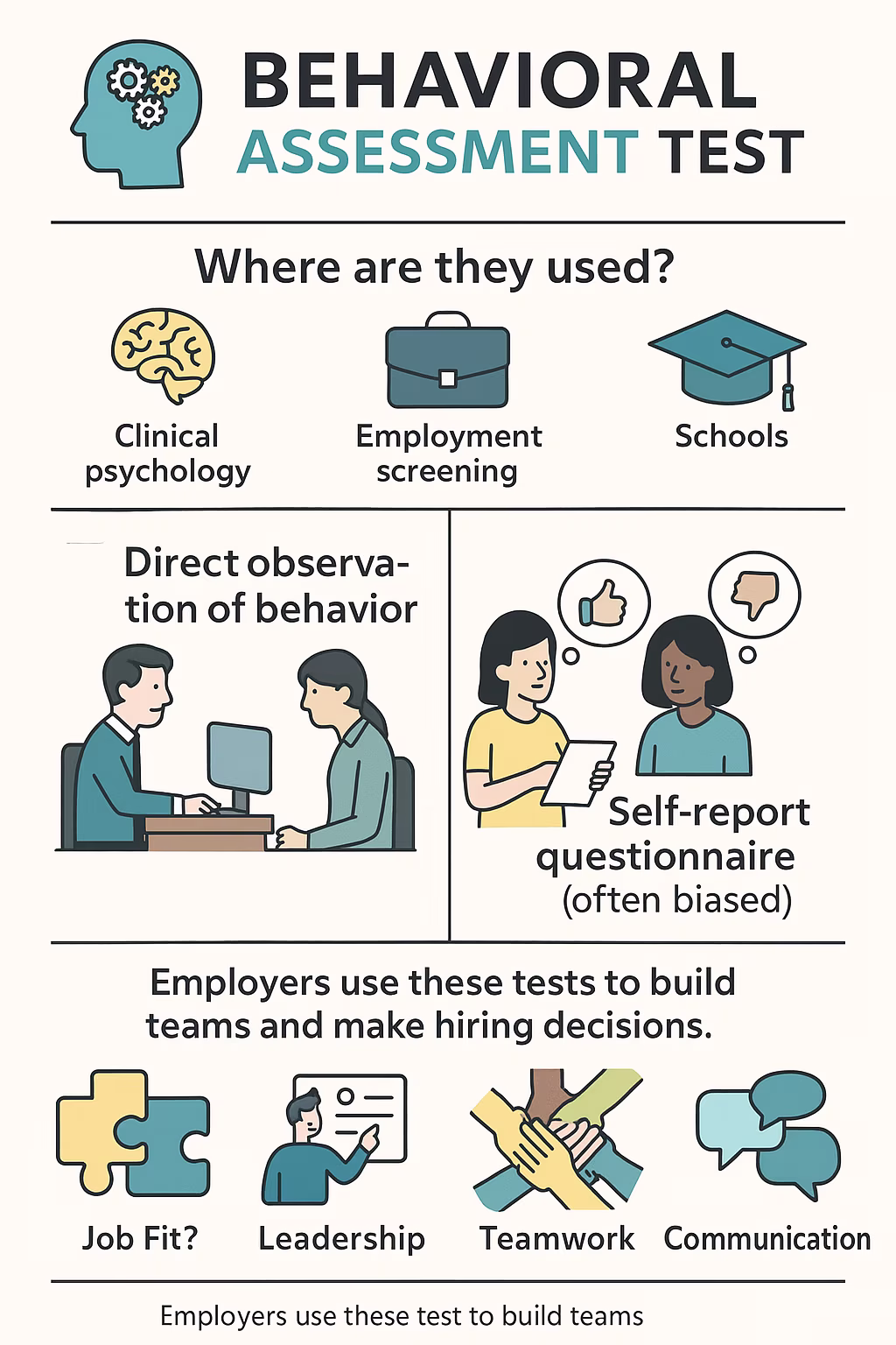 Behavioral assessment test explanation