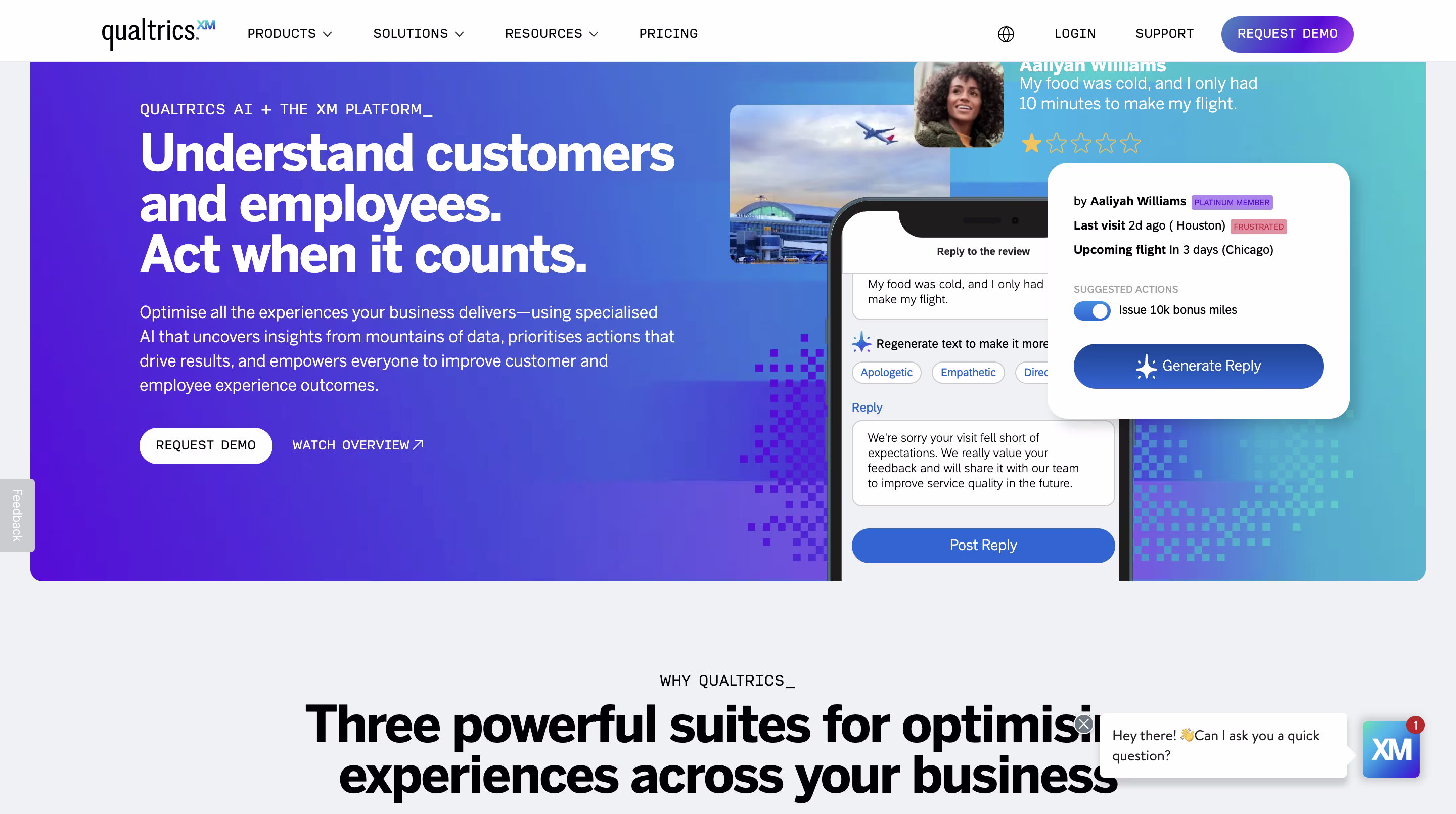 qualtrics product screenshot