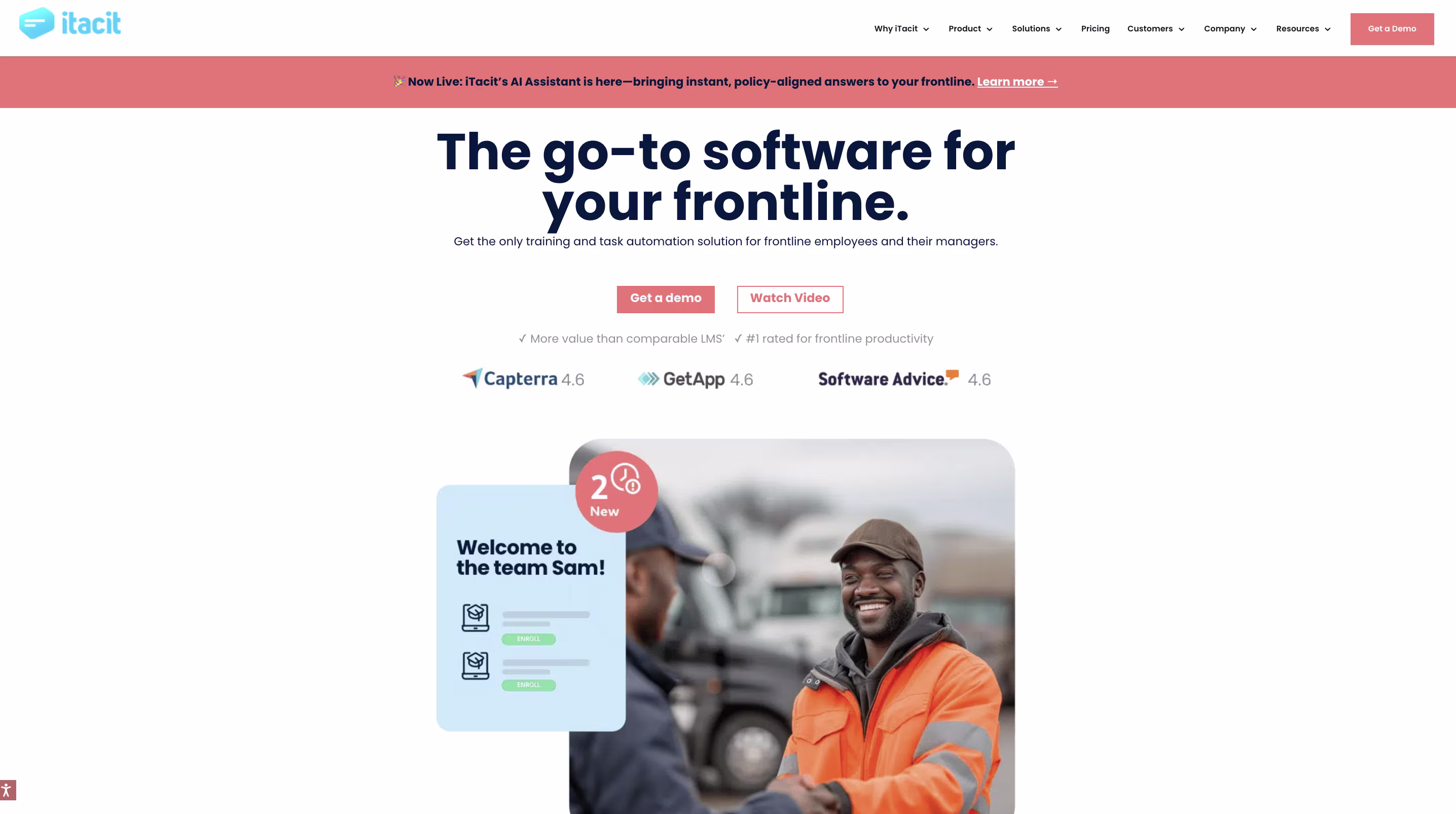 itacit product screenshot