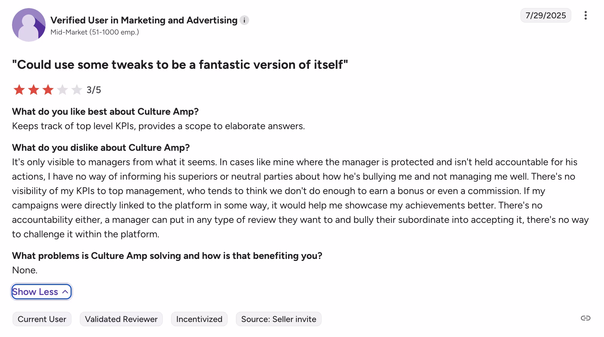 Cultureamp-G2-review-screenshot