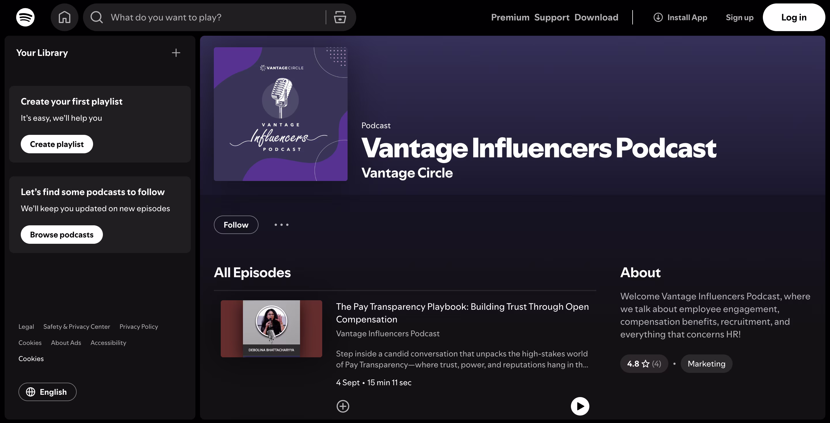 Vantage Circle Screenshot