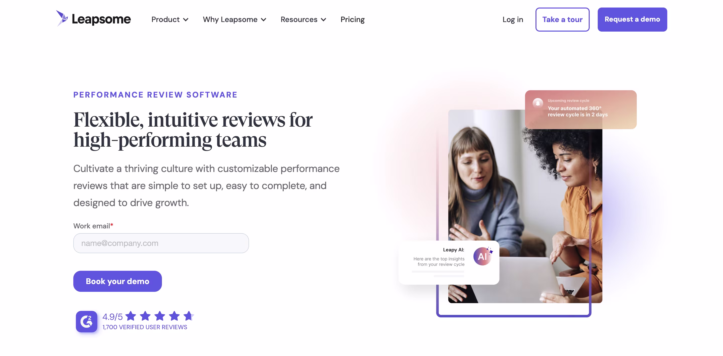 Leapsome Performance Management Software