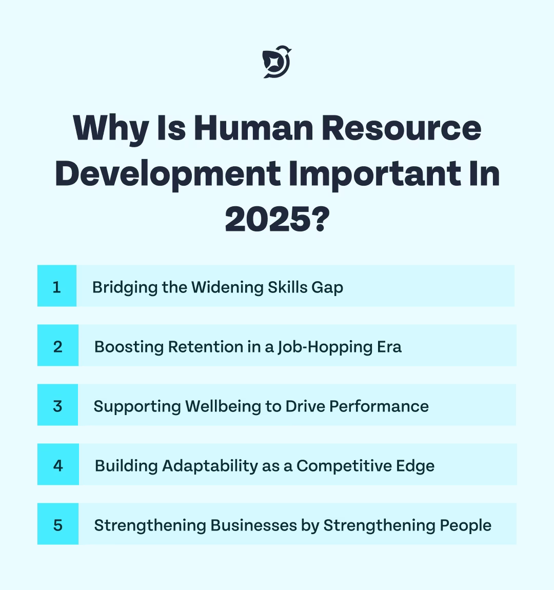 Importance of human resource development in 2025