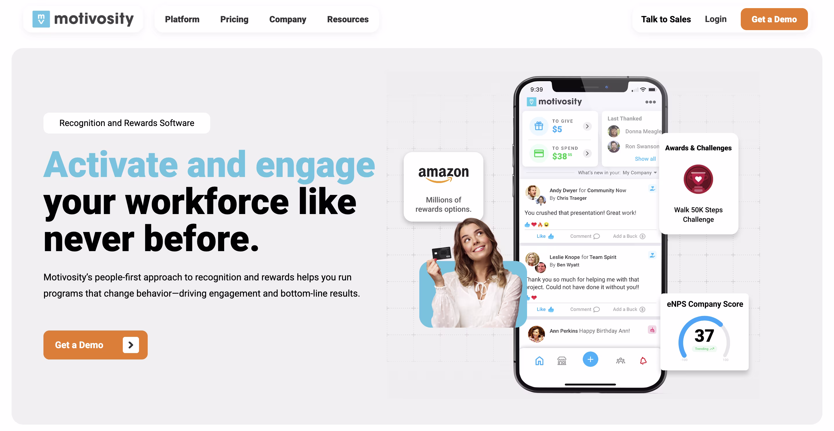 Motivsity's homepage