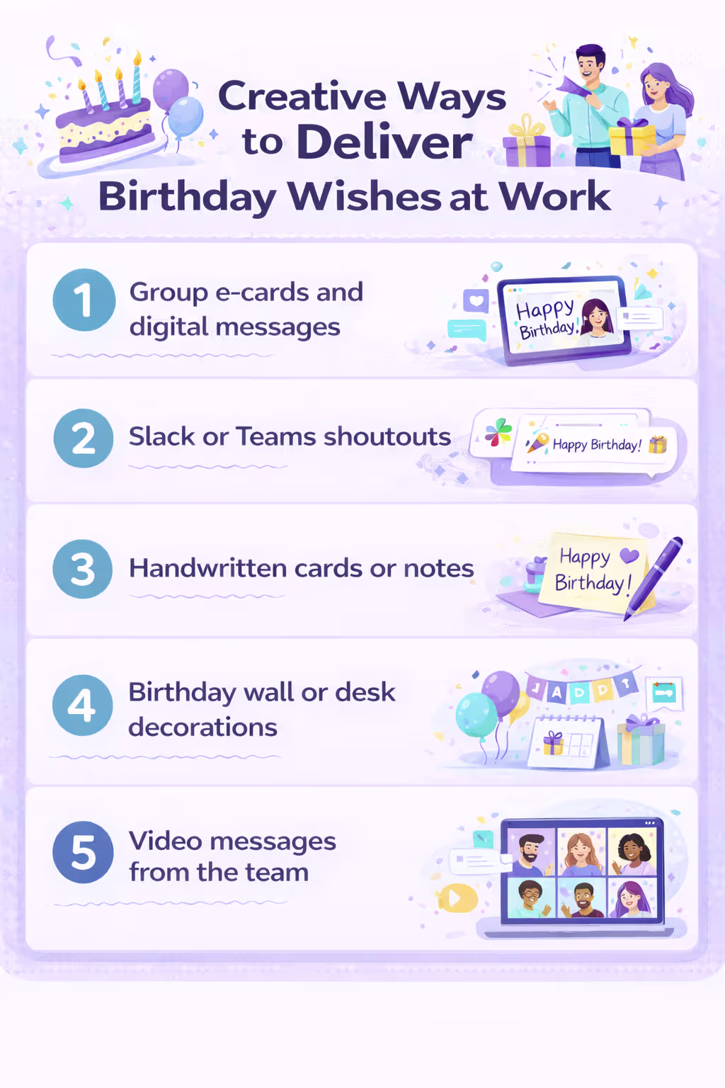 Creative Ways to Deliver Birthday Wishes 