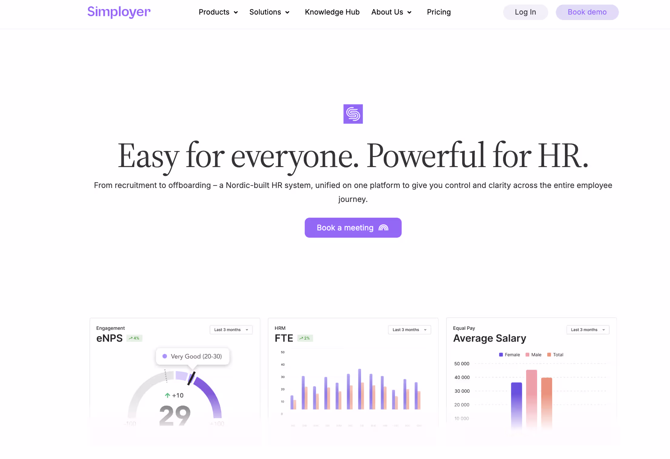 Simployer – &Frankly-homepage