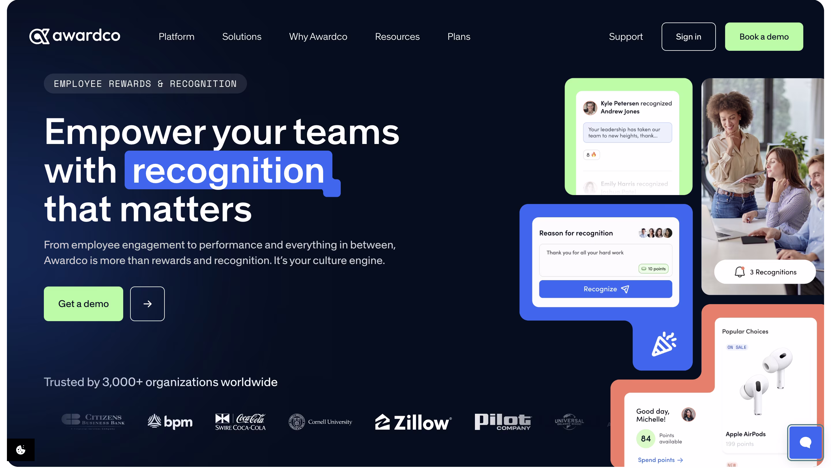 Awardco-Homepage
