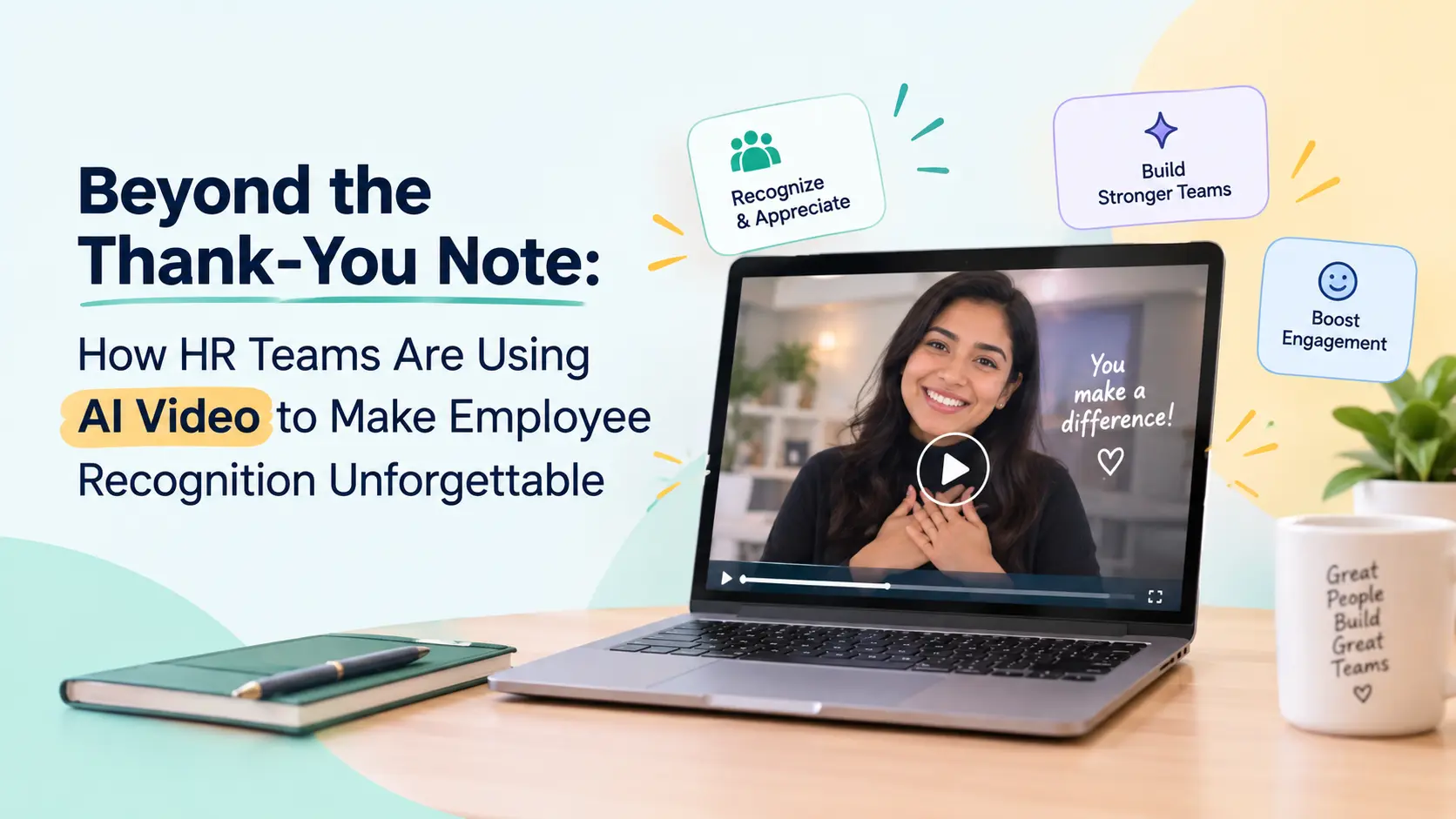 Beyond the Thank-You Note: How HR Teams Are Using AI Video to Make Employee Recognition Unforgettable