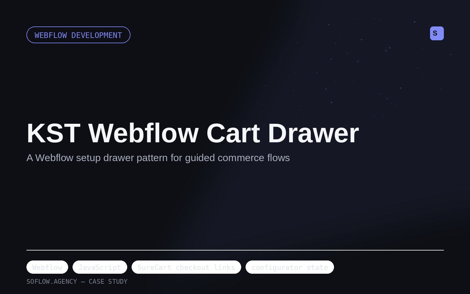 KST Webflow Cart Drawer