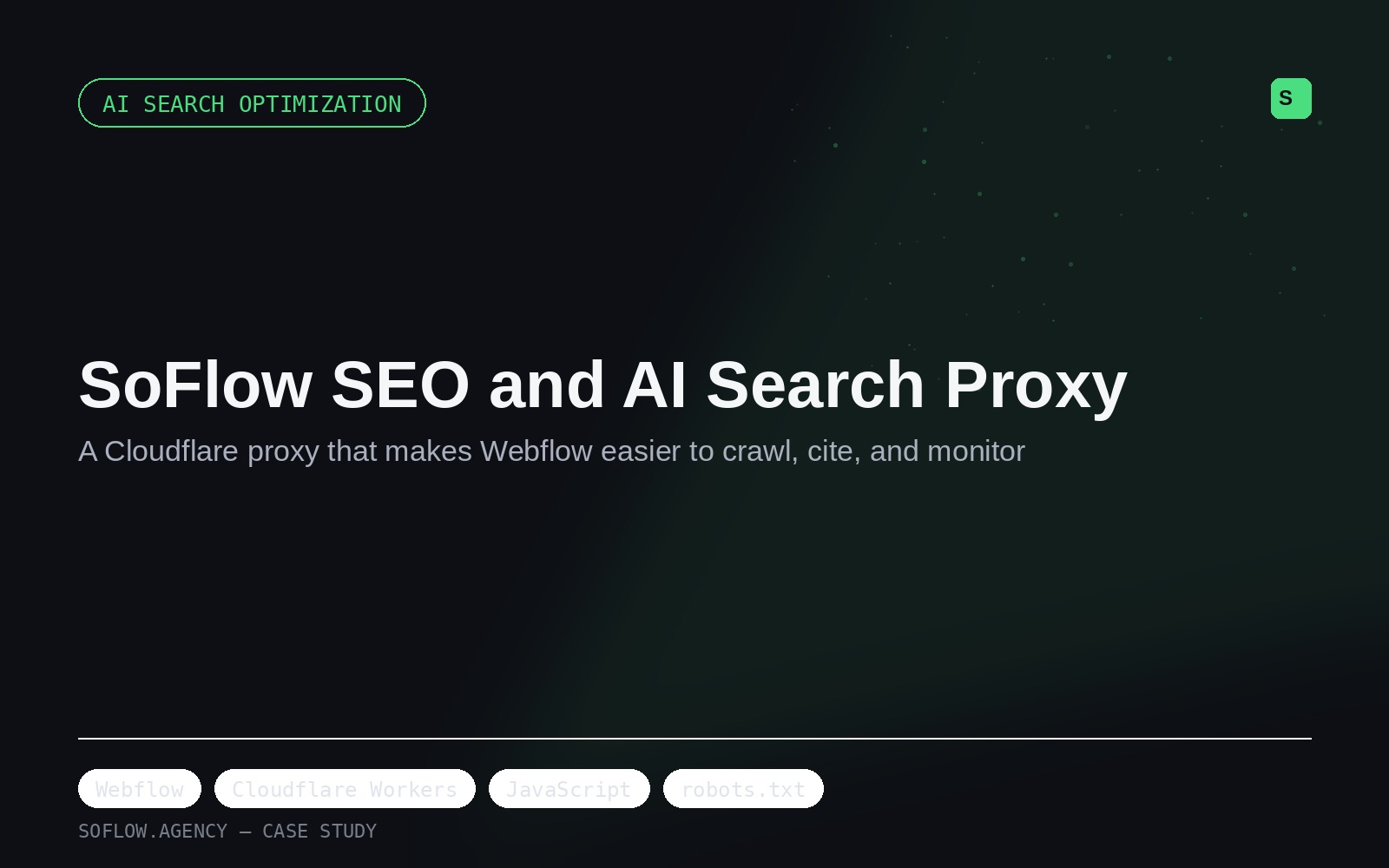 SoFlow SEO and AI Search Proxy