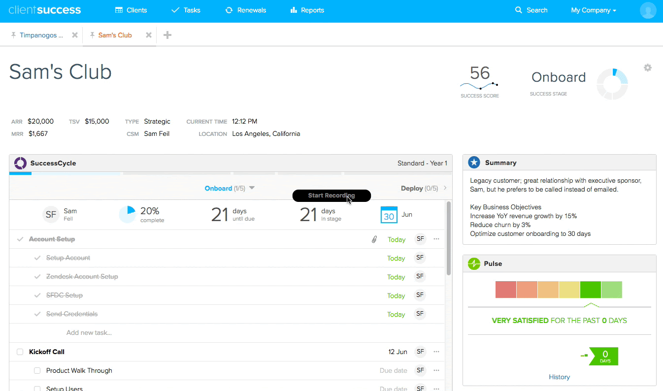New Account Summary App & Pulse Created By
