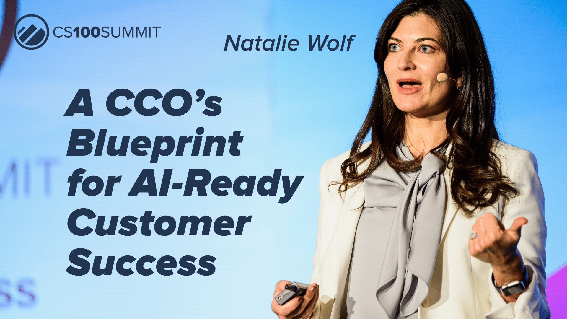 CS100 – A Blueprint for Building an AI-Ready Customer Success Organization