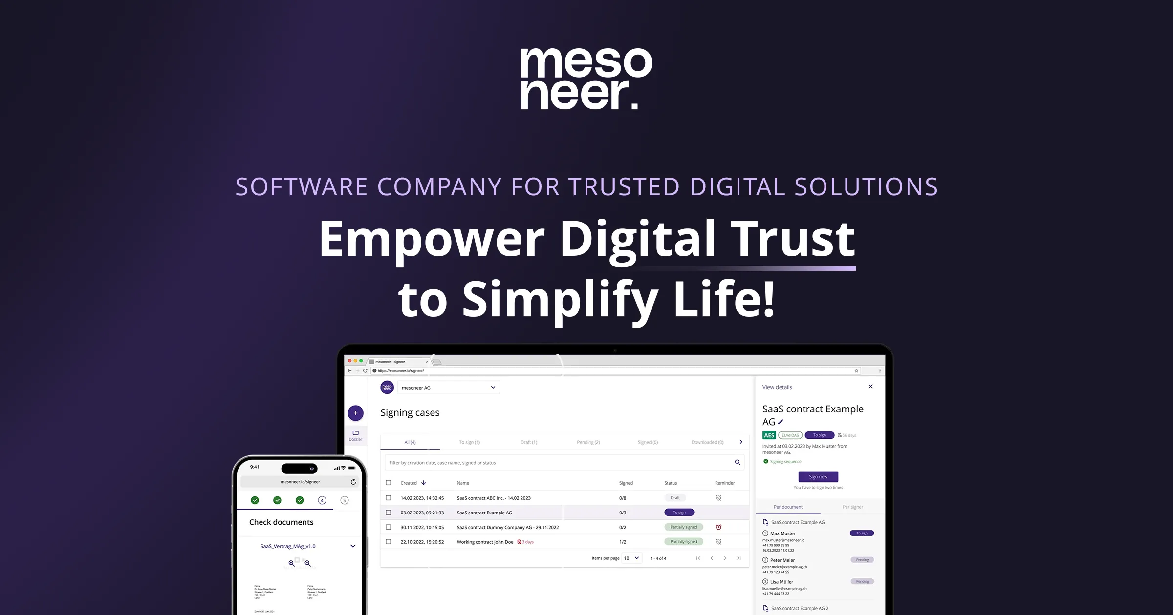 mesoneer | your software company to empower digital trust