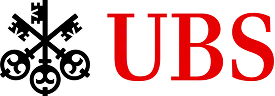 UBS logo with red letters.