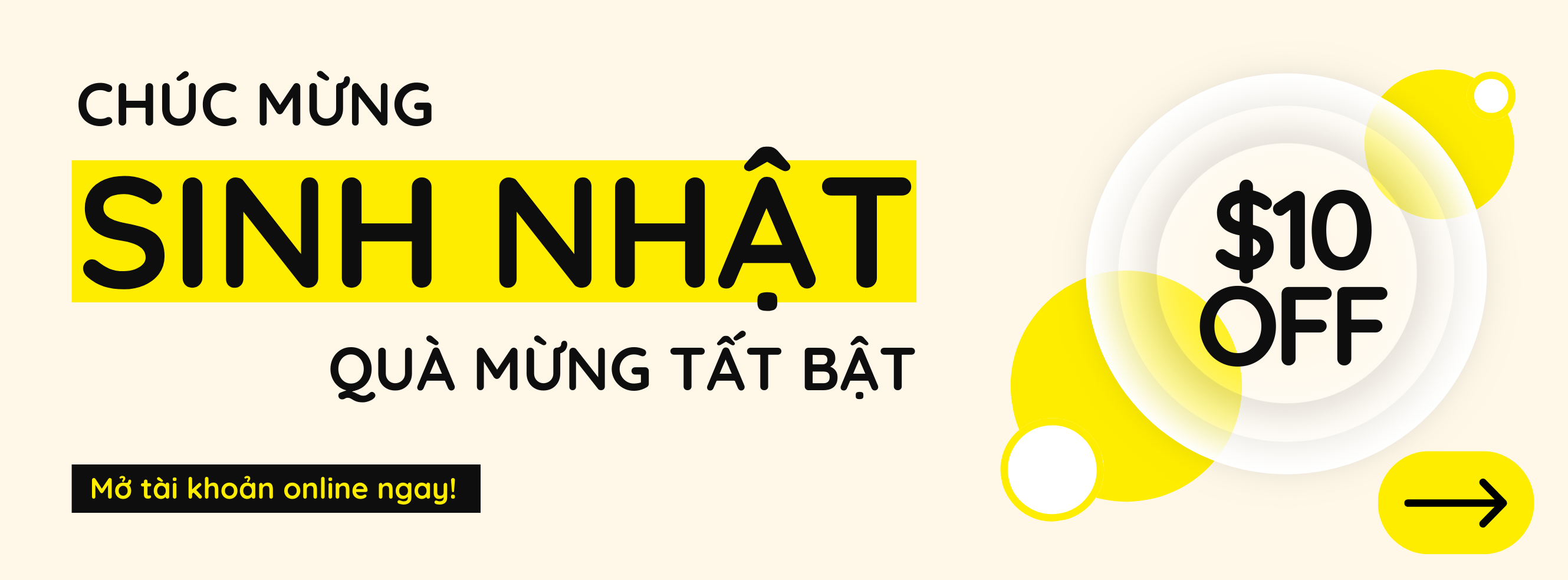 Chúc mừng sinh nhật, quà mừng tất bật
